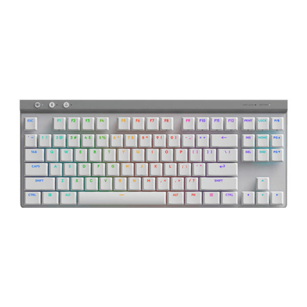 LOGITECH G515 Lightspeed Tenkeyless Mechanical Wireless Gaming Keyboard ( White ) ( 920-012581 ) ( Mechanical Switches )