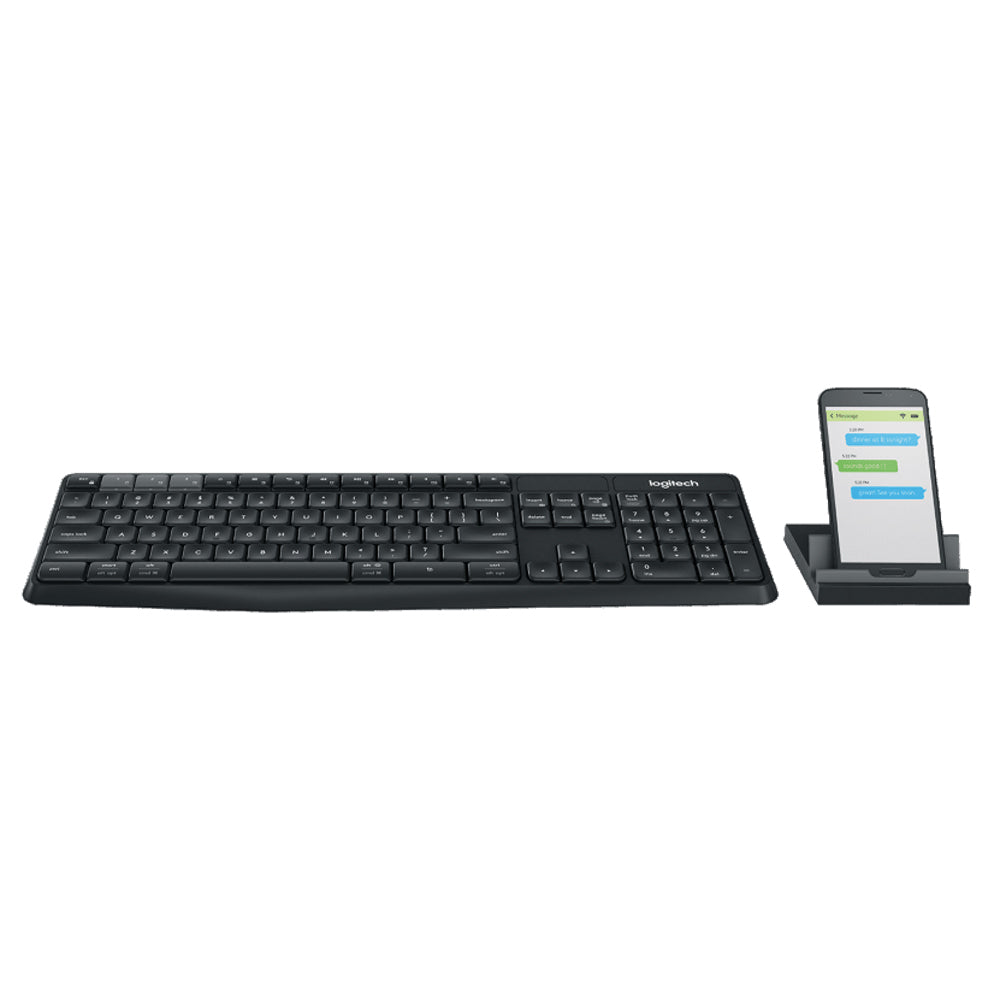 LOGITECH K375S Membrane Wireless Keyboard and Stand Combo