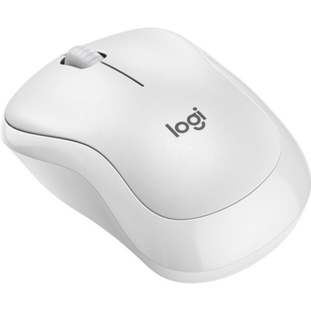 LOGITECH M240 Silent Wireless-Bluetooth Ambidextrous Gaming Mouse ( White ) ( M240 ) ( 1000DPI / 3 Macro Buttons )