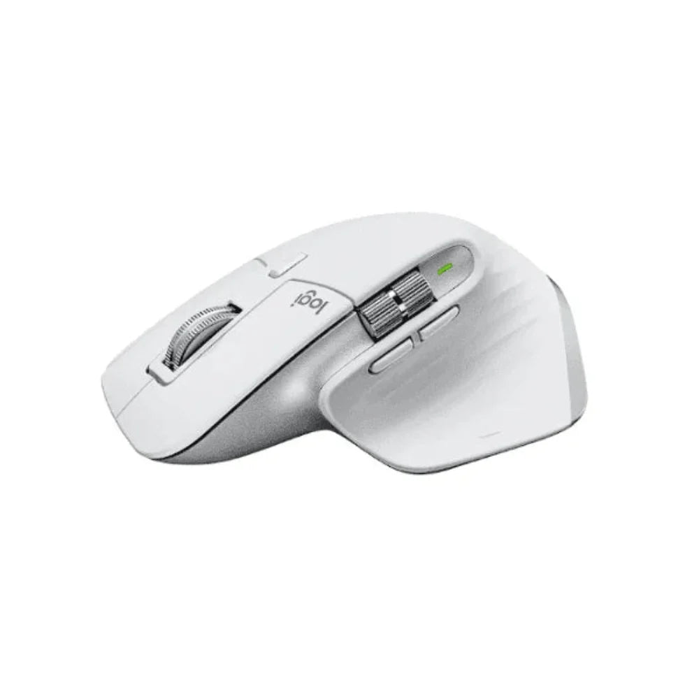 LOGITECH MX Master 3S Wireless Ergonomic Gaming Mouse ( Pale Grey ) ( 8000 DPI / 7 Macro Buttons )