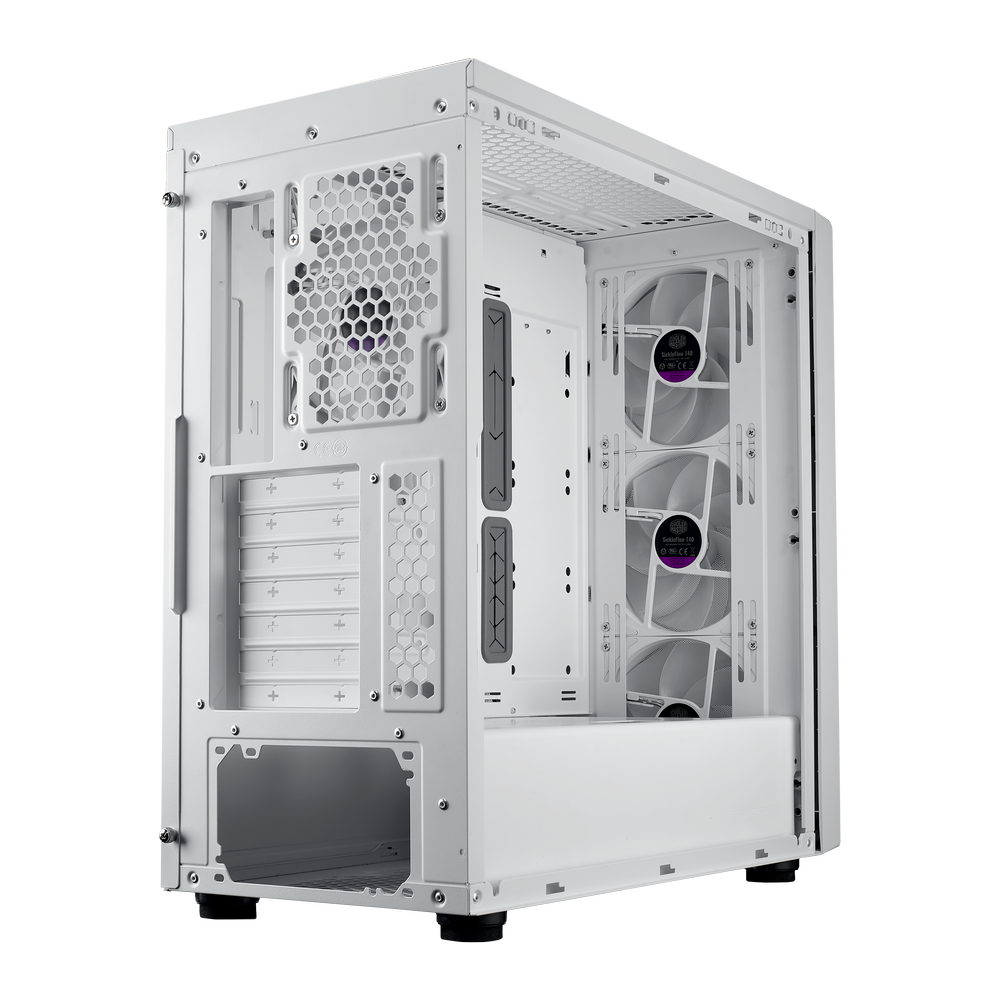 COOLER MASTER MB600 ARGB ATX Mid Tower Cabinet (White)
