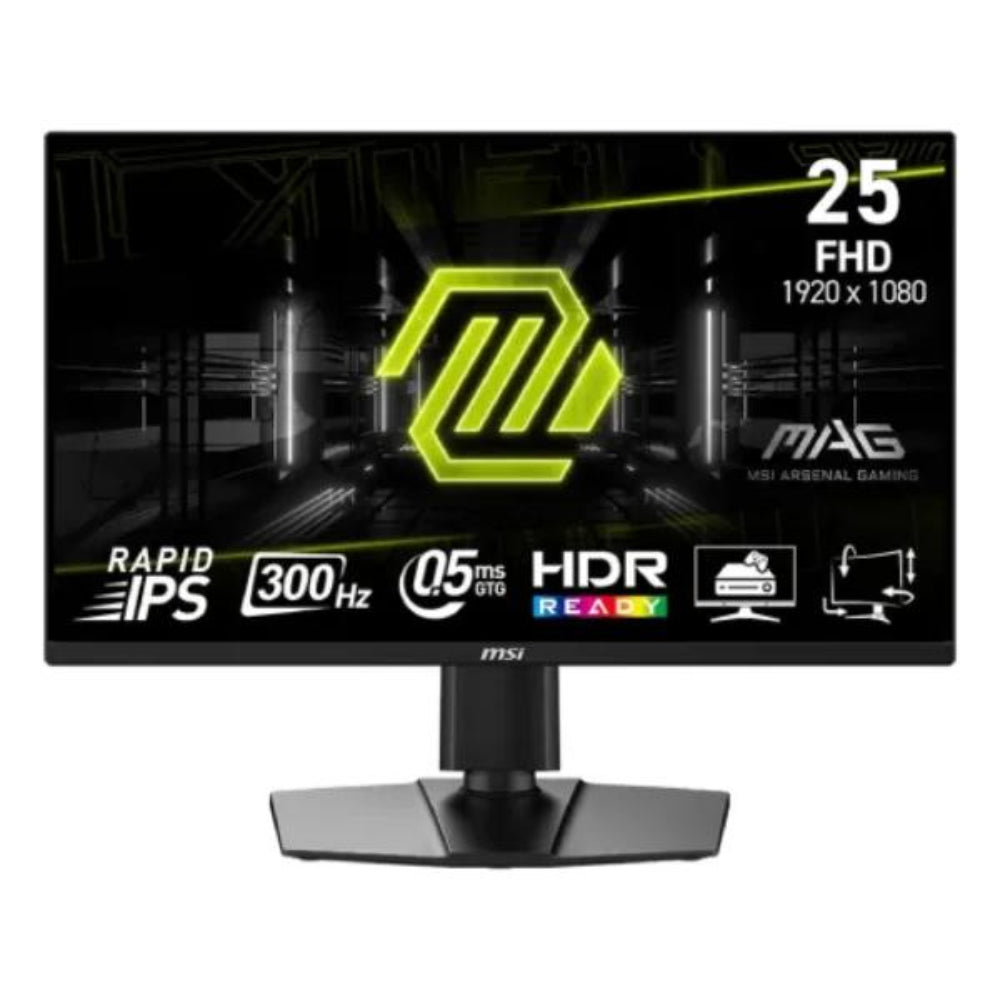 MSI MAG 255PXF 24.5 Inch FHD 300Hz IPS Panel 120%SRGB 0.5MS AMD Freesync Gaming Monitor