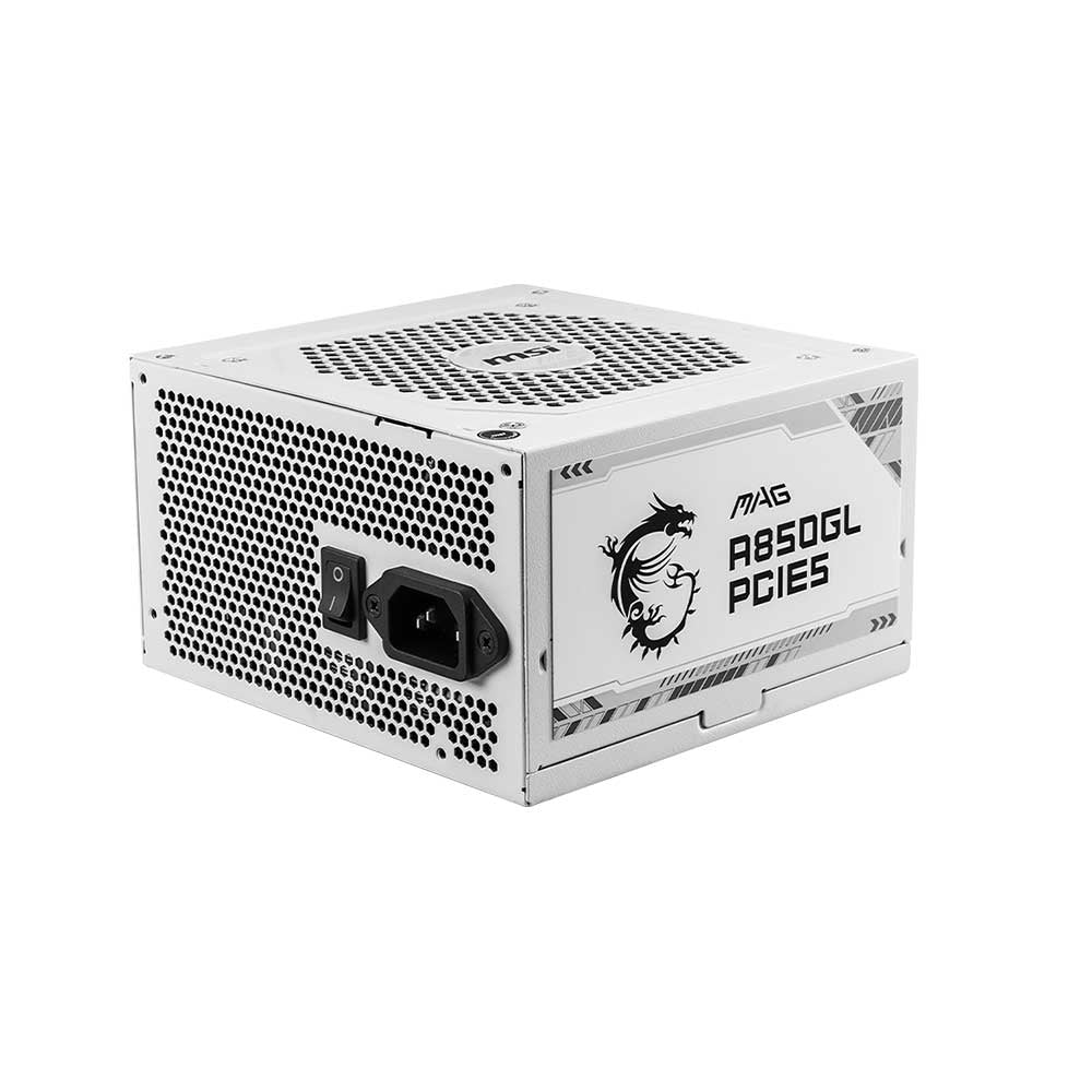 MSI MAG A850GL PCIES 850W 80 + Gold Fully Modular ATX 3.0 Power Supply ( White )