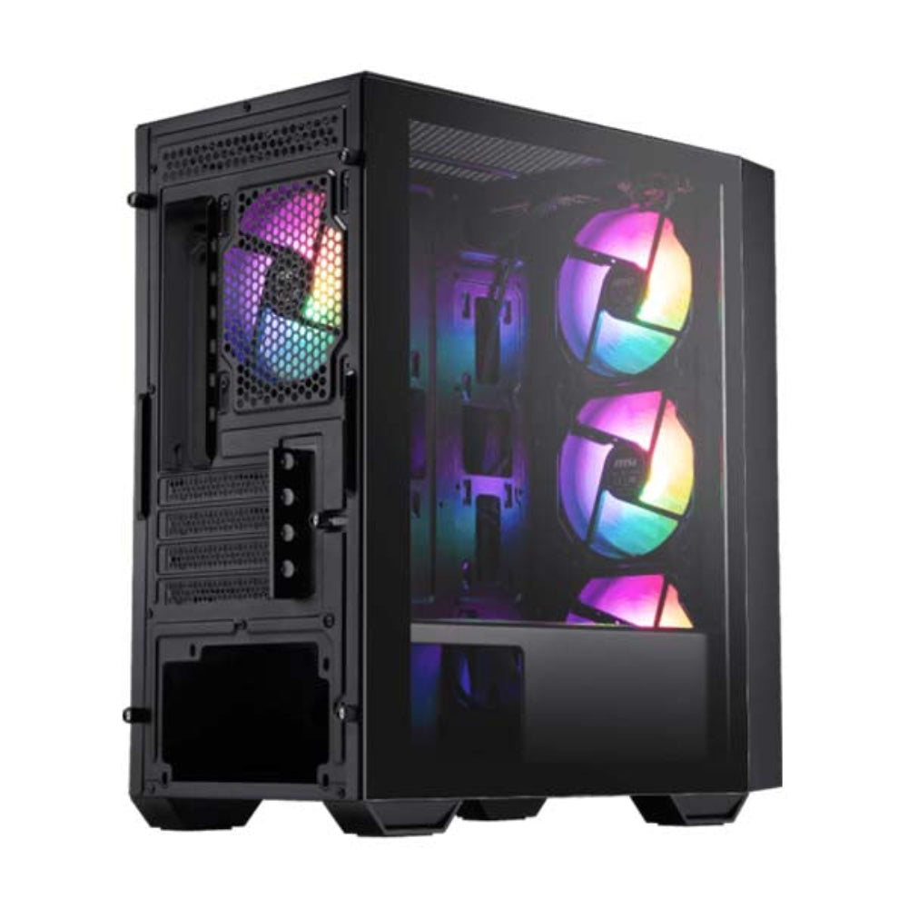 MSI Pro Forge M050A Auto RGB MATX Mid Tower Cabinet ( Black )