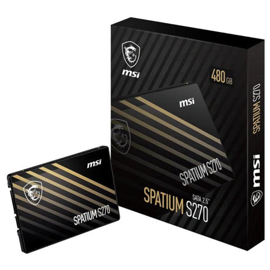 MSI Spatium S270 480GB 2.5 SATA SATA3 Internal Solid State Drive ( SSD )