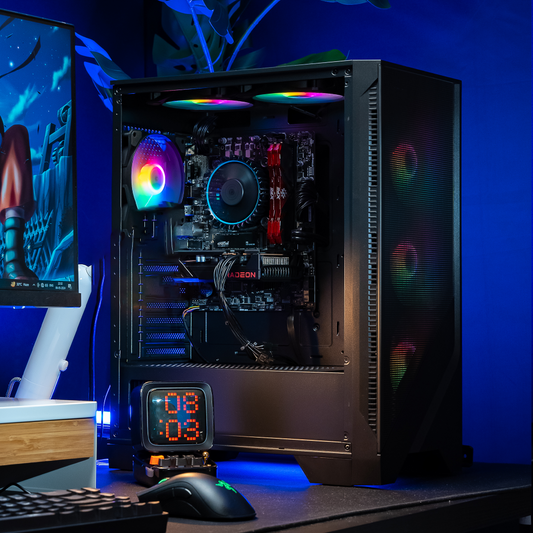 Brain Tech PC ( Intel i5 12400F / NVIDIA RTX 3050 8GB / 16GB RAM DDR5 / 500GB M.2 NVME Gen4 SSD ) Custom PC Build For Cinema 4D Rendering