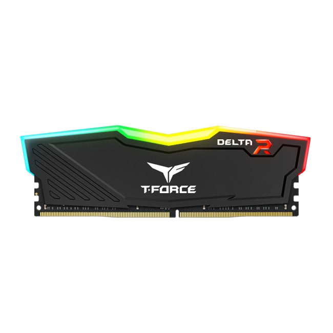 TEAMGROUP T-Force Delta II RGB Series 8GB ( 8GB x 1 ) 3000MHz DDR4 RAM (Black) ( CL16 )