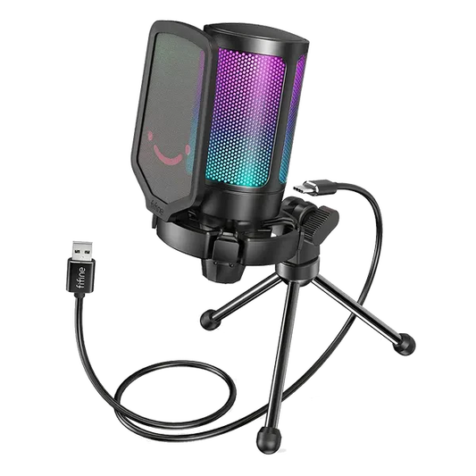 FIFINE Ampligame A6V USB Gaming Microphone (Black)