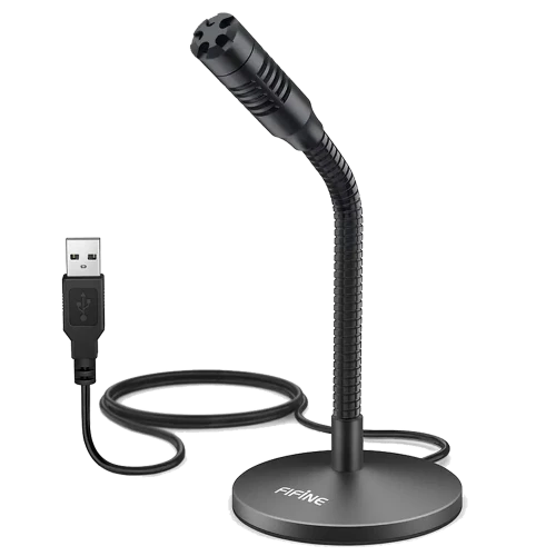 FIFINE K050 Mini Gooseneck USB Microphone