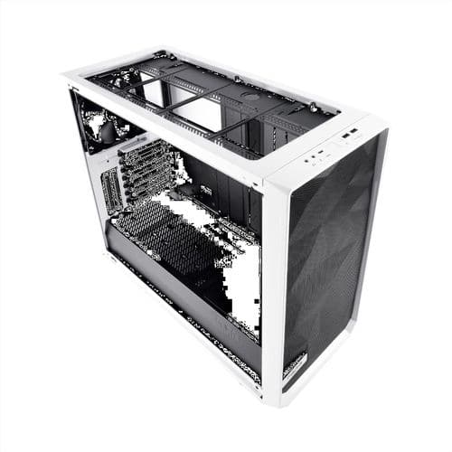 FRACTAL DESIGN Meshify S2 Clear EATX Mid Tower Cabinet (White)