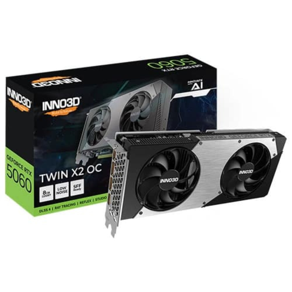 INNO3D GeForce RTX 5060 Twin X2 OC SFF 8GB Nvidia Graphic Card