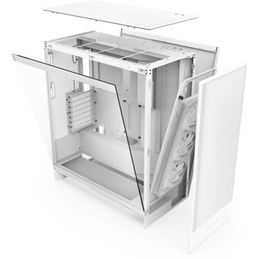 NZXT H7 Flow ATX Mid Tower Cabinet 2024 Edition ( White )