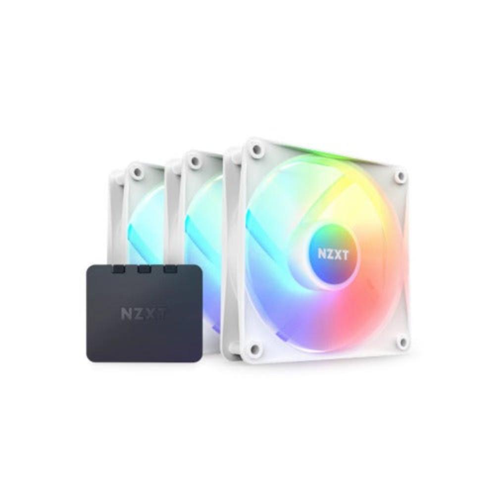 NZXT F120 RGB Core 120mm Cabinet Fan White (Triple Pack)