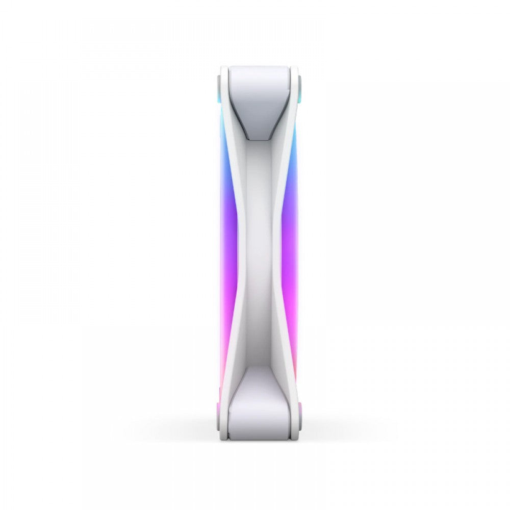 NZXT F120 RGB Duo 120mm Cabinet Fan White (Single Pack)