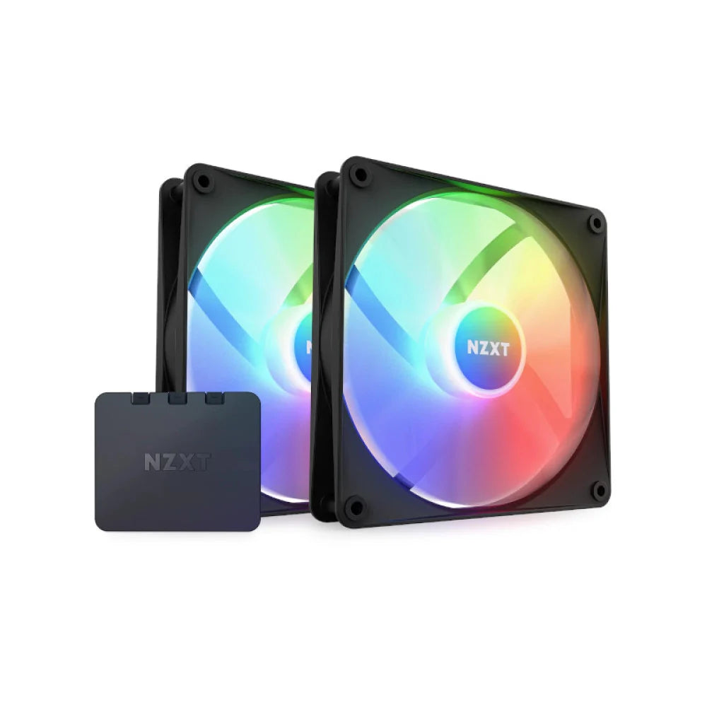 NZXT F140 RGB Core 140mm Cabinet Fan Black (Twin Pack)
