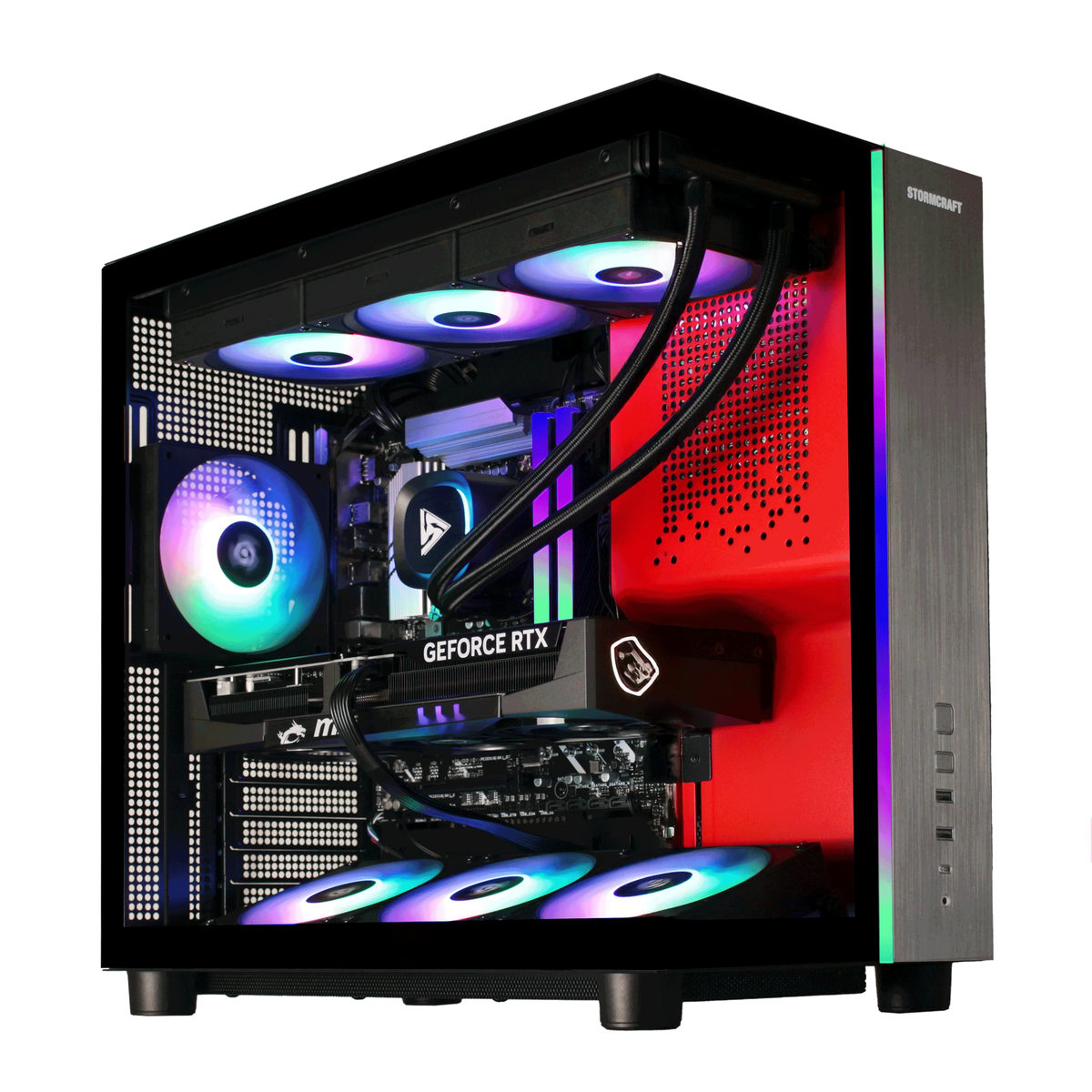 Brain Tech PC ( Intel Core Ultra 9 285K / NVIDIA RTX 5080 16GB / 128GB RAM DDR5 / 1TB M.2 NVME Gen4 SSD ) Custom PC Build For Maya Rendering