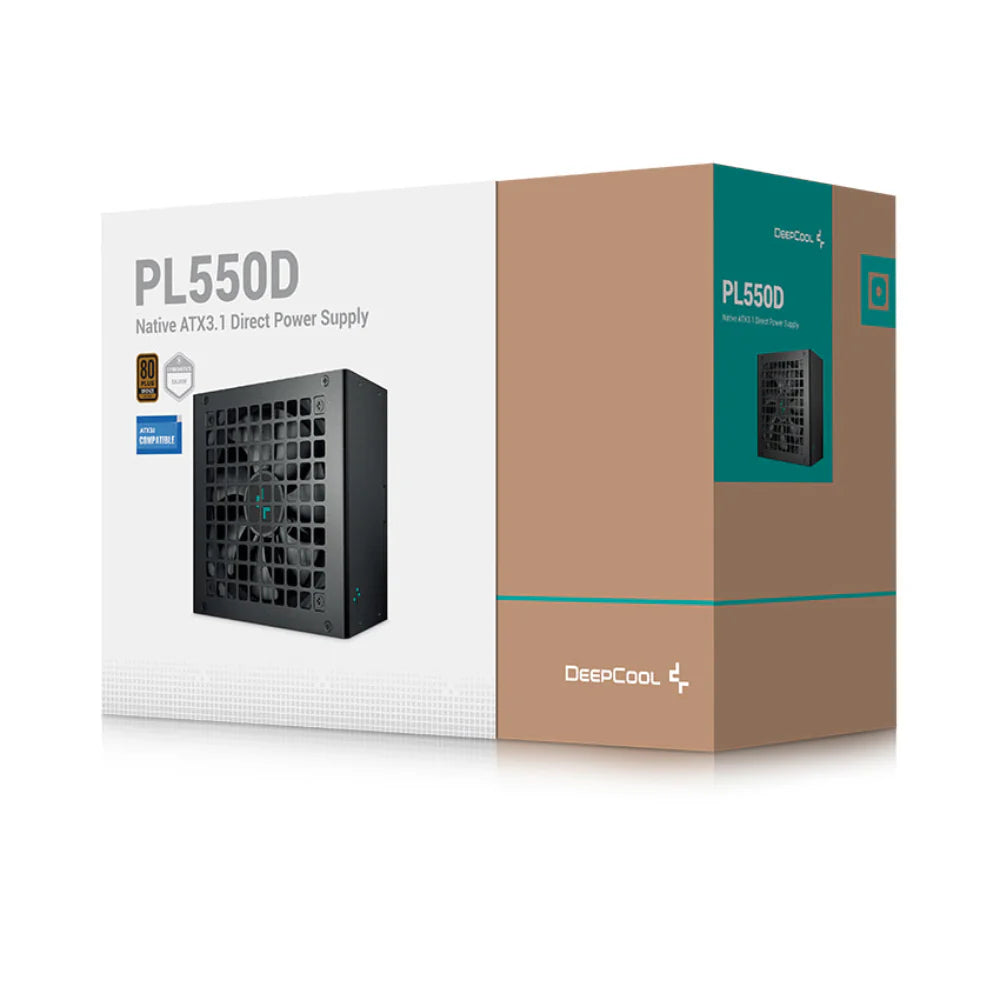 DEEPCOOL PL550D 550W  80+ Bronze ATX 3.1 Non Modular Power Supply ( 550W )