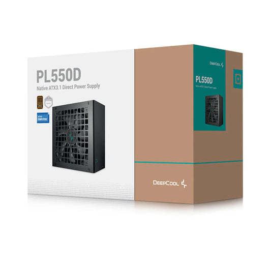 DEEPCOOL PL550D 550W  80+ Bronze ATX 3.1 Non Modular Power Supply ( 550W )