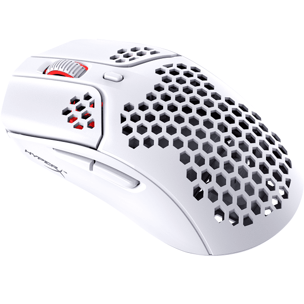 HYPERX Pulsefire Haste Wireless Ambidextrous Gaming Mouse ( 4P5D8AA ) ( 16000DPI / 6 Macro Buttons ) ( White )