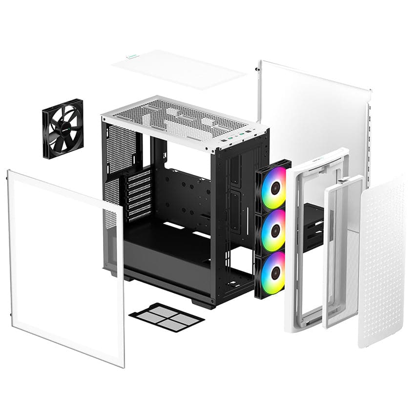 DEEPCOOL CK560 EATX ARGB Mid Tower Cabinet ( White )