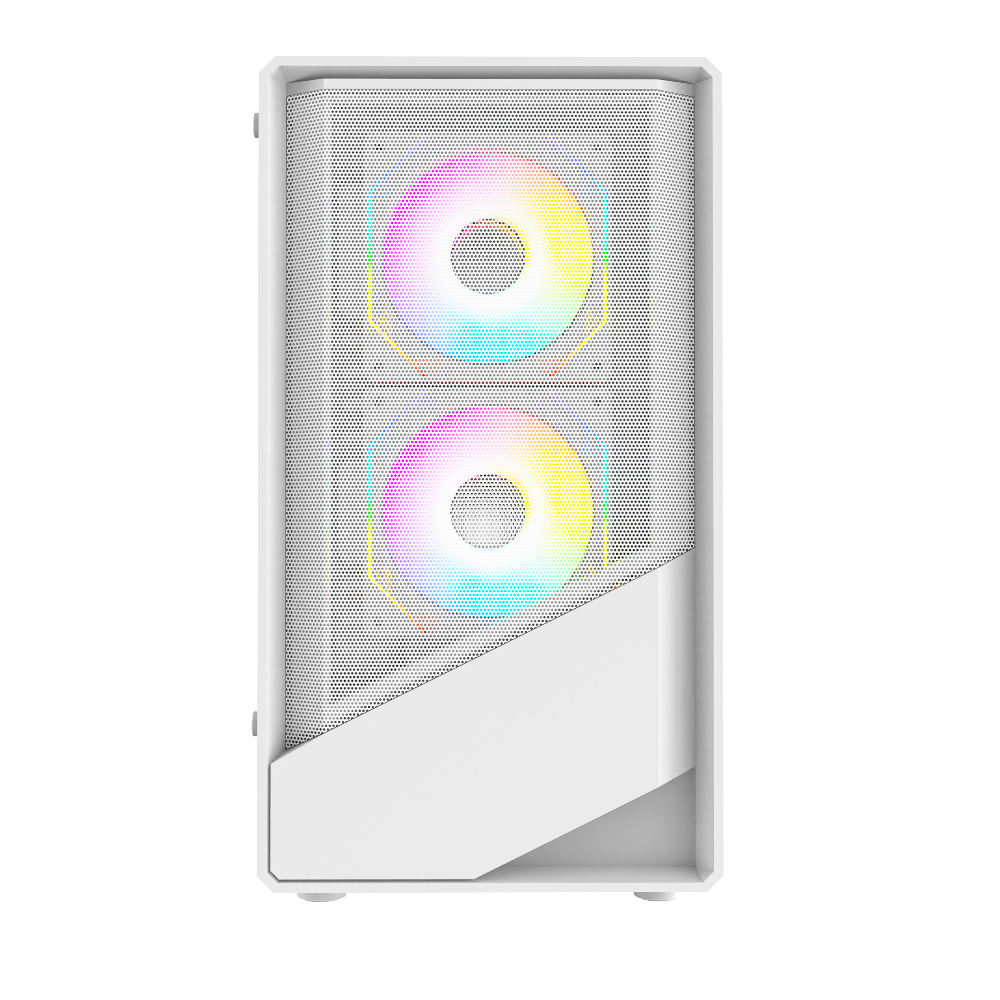 TAG Gamerz Starlight ARGB MATX Mid Tower Cabinet (White)