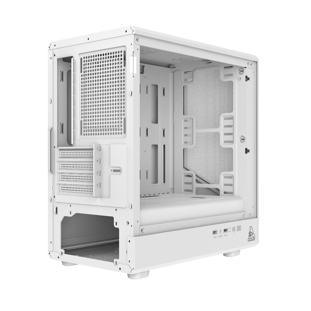 TAG Gamerz Starlight ARGB MATX Mid Tower Cabinet (White)