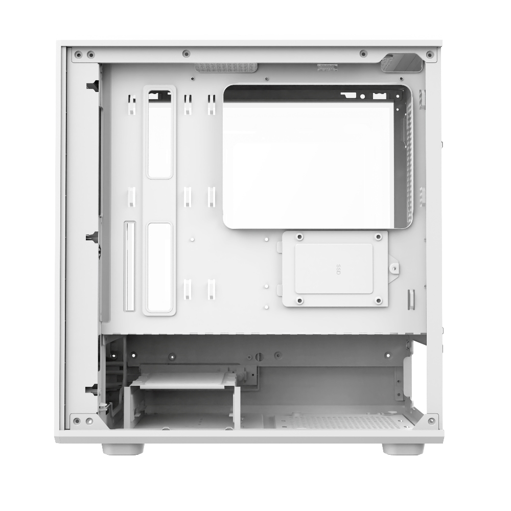 TAG Gamerz Starlight ARGB MATX Mid Tower Cabinet (White)