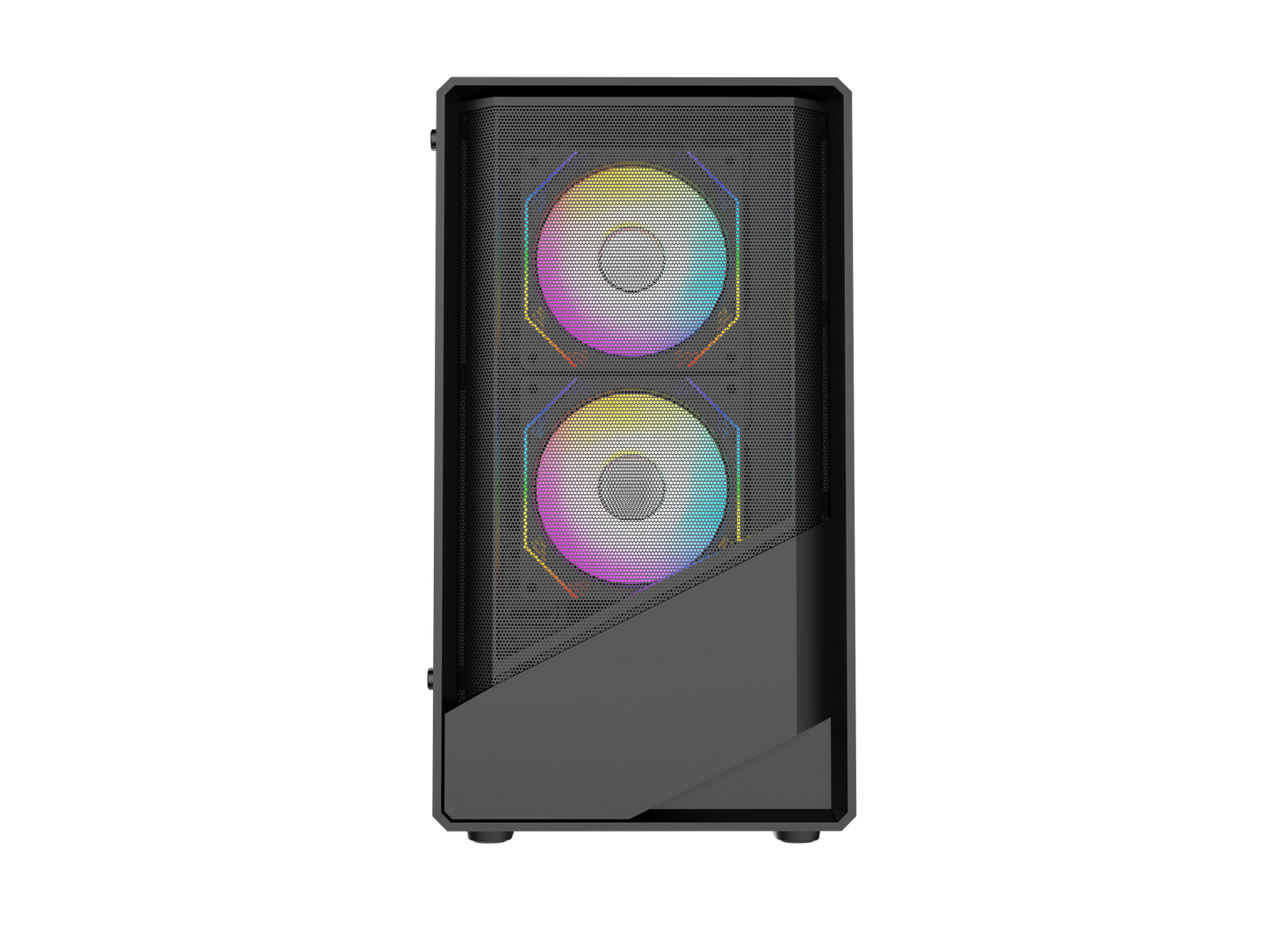 TAG Gamerz Starlight ARGB MATX Mid Tower Cabinet (Black)