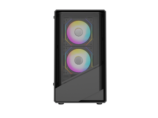 TAG Gamerz Starlight ARGB MATX Mid Tower Cabinet (Black)