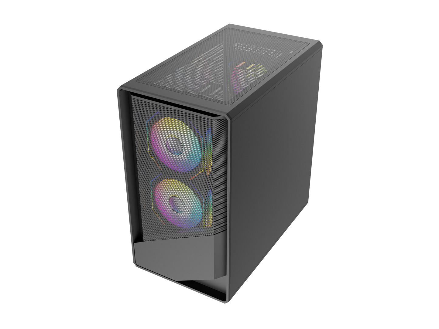 TAG Gamerz Starlight ARGB MATX Mid Tower Cabinet (Black)