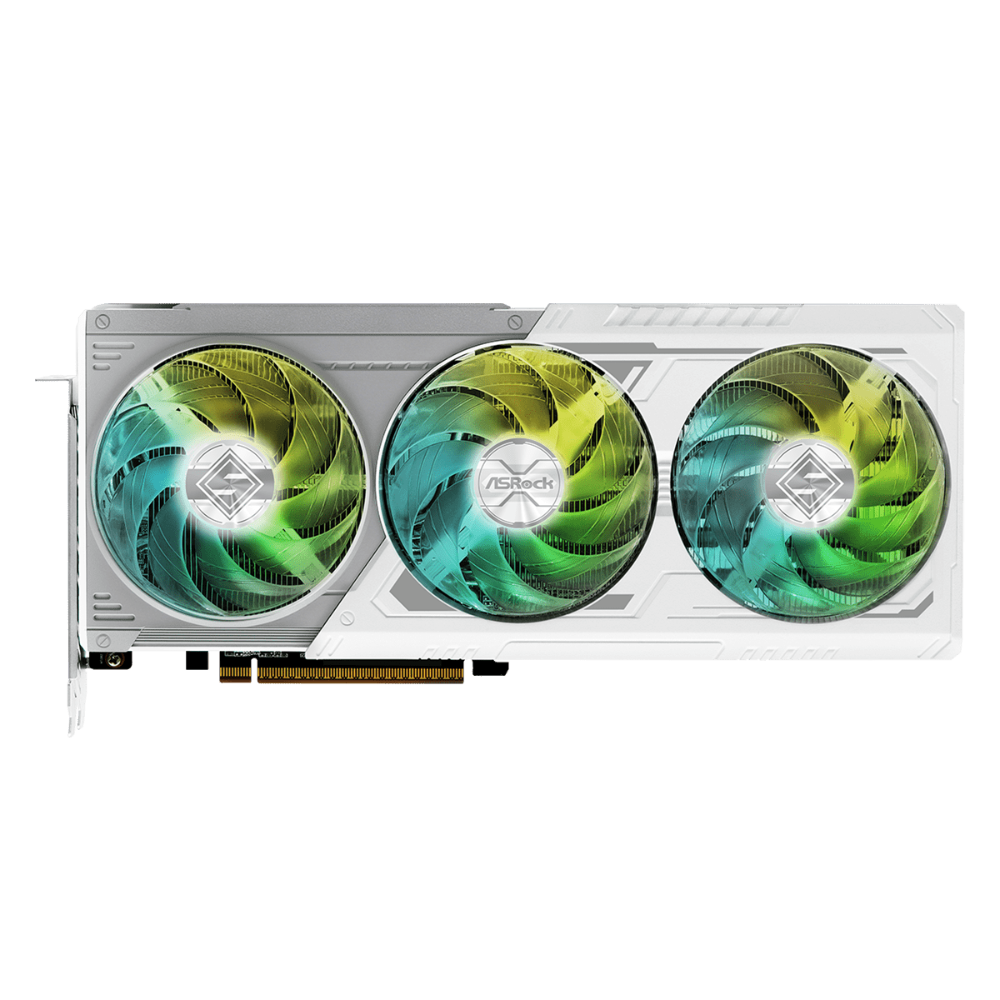 ASROCK Radeon RX 9070 XT Steel Legend White 16GB AMD Graphic Card