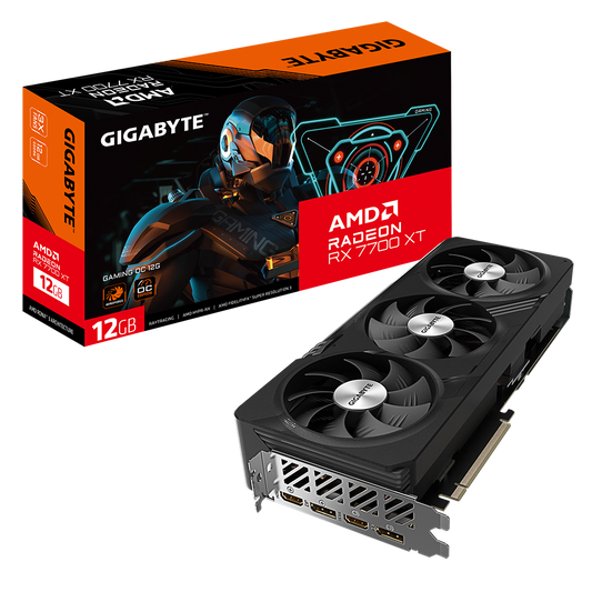 GIGABYTE GeForce RTX 7700 XT Gaming OC 12GB AMD Graphic Card
