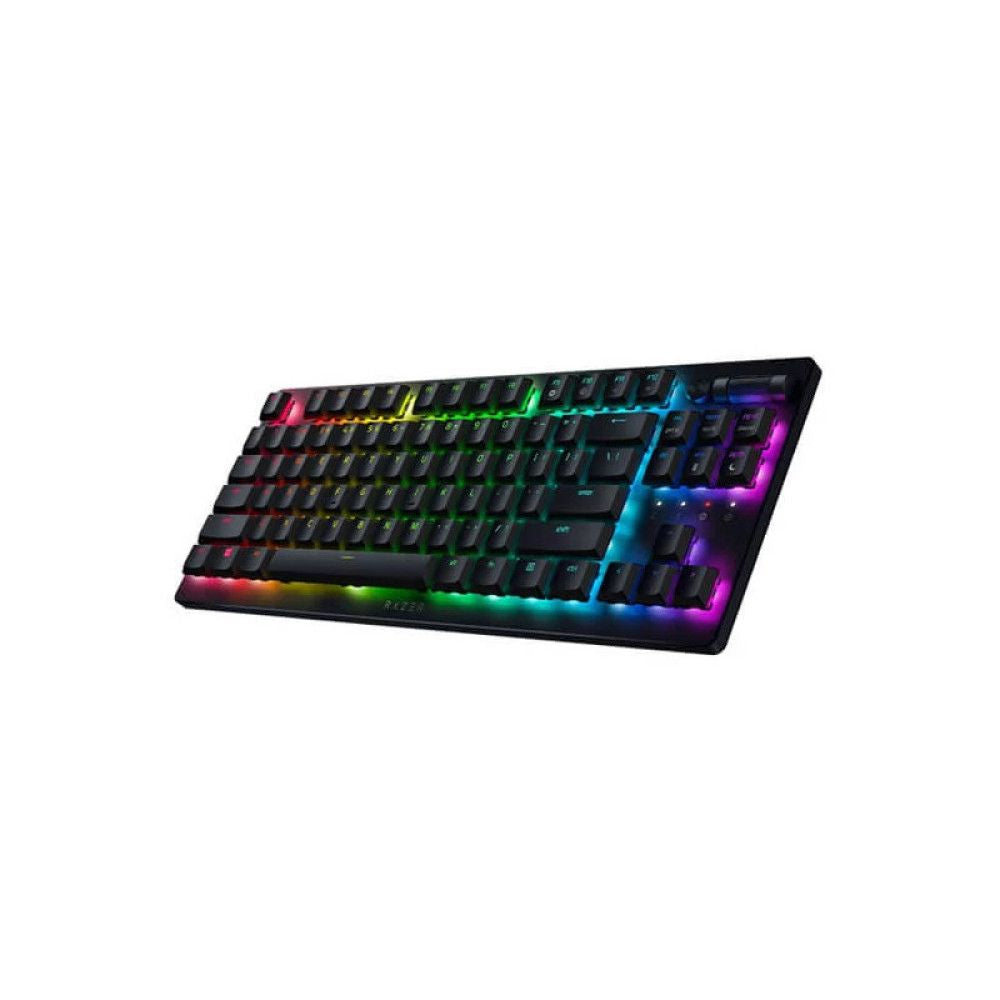 RAZER DeathStalker V2 Pro Low Profile TKL Mechanical Wireless Gaming Keyboard (Black) (Red Switch) (Optical Switch) (RZ03-04370100-R3M1)