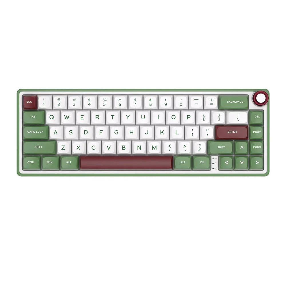 ROYAL KLUDGE RK R65 65% RGB Mechanical Wired Gaming Keyboard ( Green Sand ) ( Chartreuse Switch )