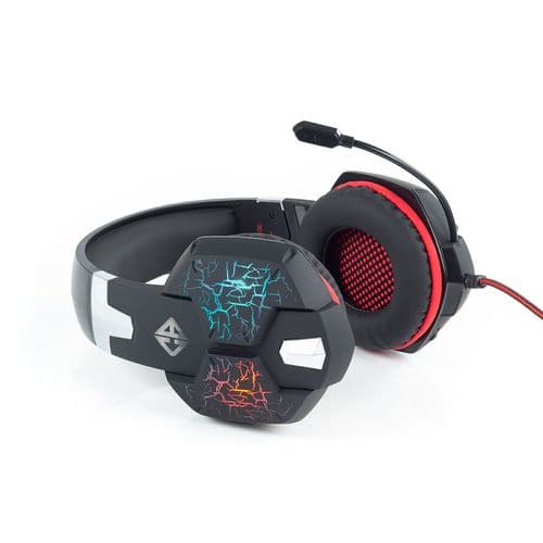 COSMIC BYTE G1500 3.5mm Wired 7.1 Surround Gaming Headphone With Mic ( Black / Red )