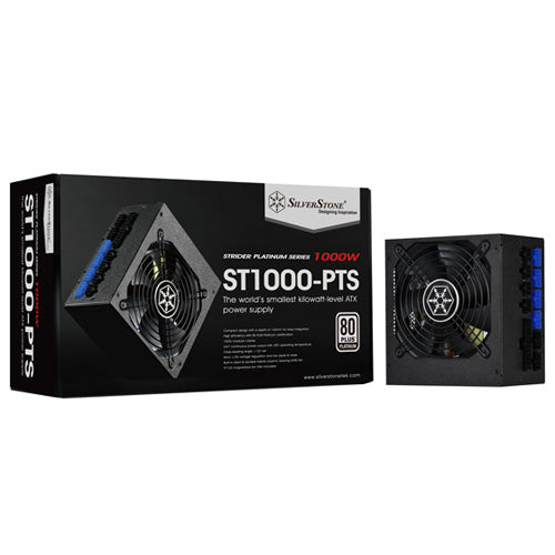 SILVERSTONE ST 1000 PTS 1000W 80+ Platinum Fully Modular ATX 2.0 Power Supply