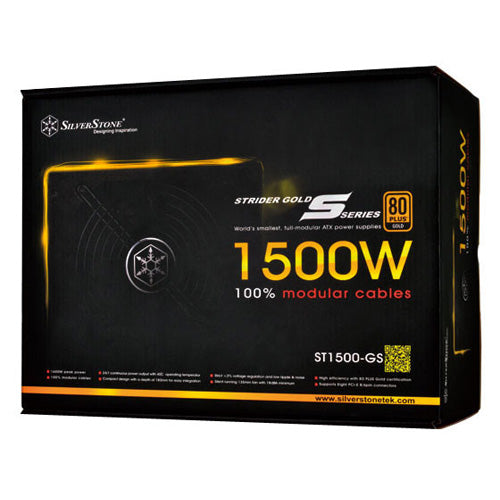 SILVERSTONE ST 1500 GS 1500W 80+ Gold Fully Modular ATX 2.0 Power Supply