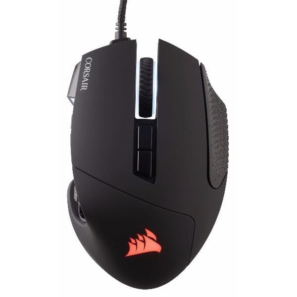 CORSAIR Scimitar Pro Wired Ergonomic RGB Gaming Mouse ( CH-9304111-AP ) ( 16000DPI / 17 Macro Buttons ) ( Black )