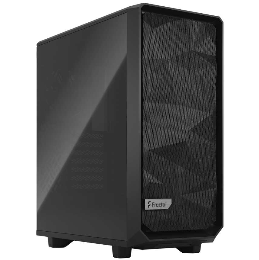FRACTAL DESIGN Meshify 2 Compact Dark Tint ATX Mid Tower Cabinet (Black)
