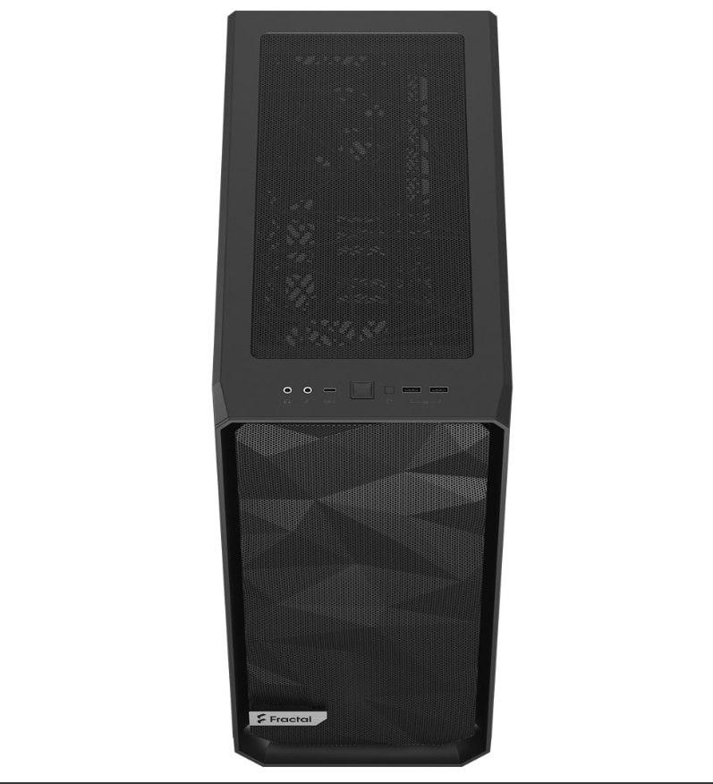 FRACTAL DESIGN Meshify 2 Compact Dark Tint ATX Mid Tower Cabinet (Black)