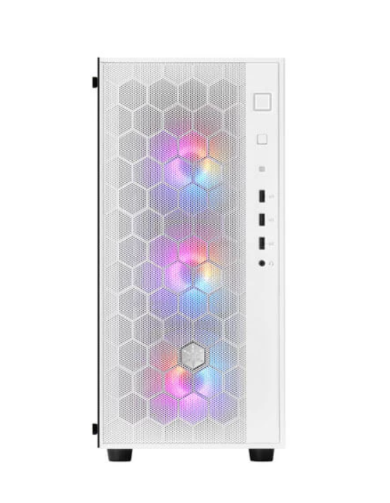 SILVERSTONE Fara R1 Pro ARGB ATX Mid Tower Cabinet (White)