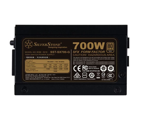 SILVERSTONE SX700-G SFX 80+ Gold Fully Modular Power Supply (700 W)