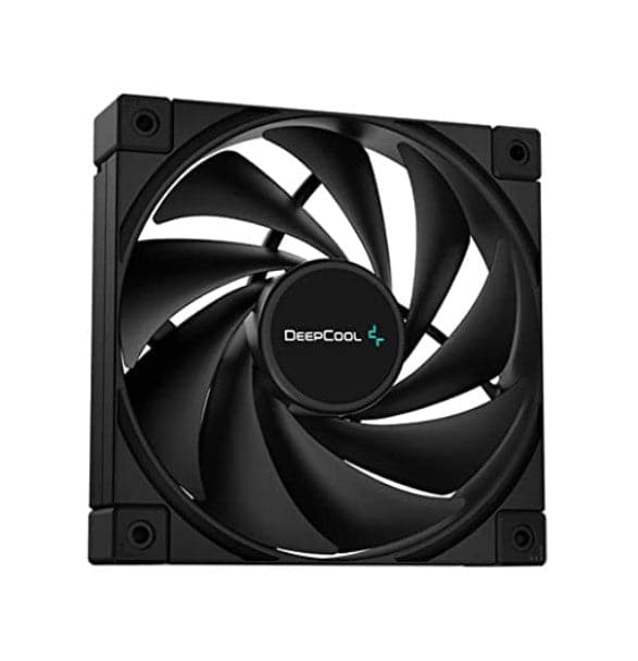 DEEPCOOL FK120 120mm 4-Pin PWM Non-RGB Cabinet Fan (Black) (Triple Pack)