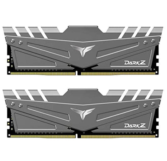 TEAMGROUP T-Force DARK Z 16GB ( 8GB x 2 ) 3600MHz DDR4 RAM ( Gray ) ( CL18 )