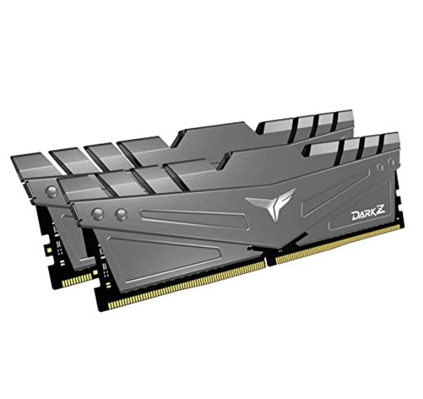 TEAMGROUP T-Force DARK Z 16GB ( 8GB x 2 ) 3600MHz DDR4 RAM ( Gray ) ( CL18 )