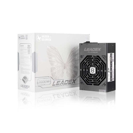 SUPER FLOWER Leadex 2000 80 Plus Platinum Fully Modular Power Supply (2000 W)