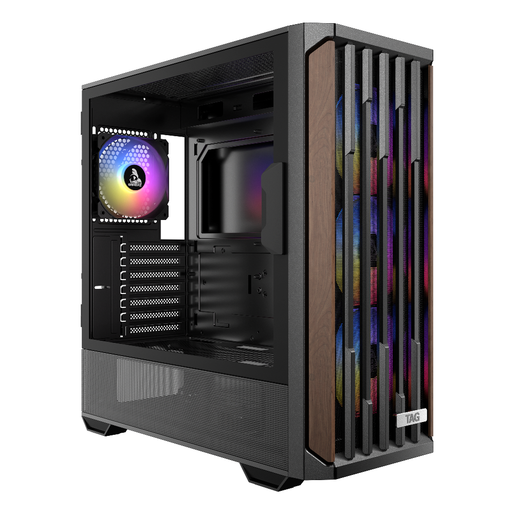 TAG Gamerz Stellar Alpha ARGB ATX Mid Tower Cabinet (Black)
