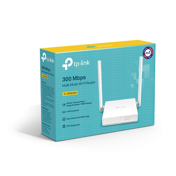 TPLink TL-WR820N 300 Mbps Multi-Mode Wi-Fi Router