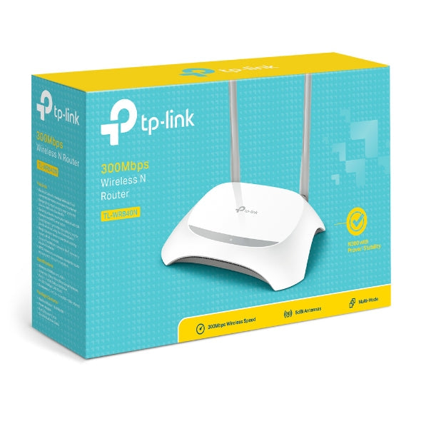 TPLink TL-WR840N 300Mbps Wireless N Speed