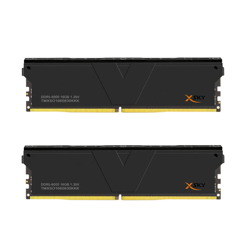 V-COLOR Manta XSky 32GB ( 16GB x 2 ) 6000MHz DDR5 RAM ( Black ) ( CL30 )